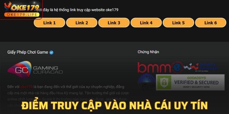 Điểm truy cập vào nhà cái uy tín nhất hiện nay